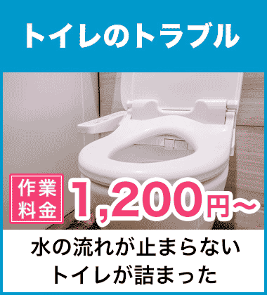 トイレタンク・給水管・ウォシュレット・便器の水漏れ修理 三田市